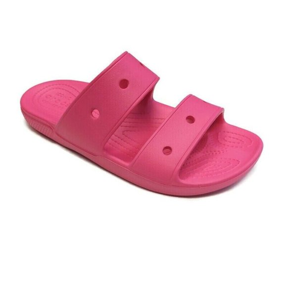Crocs Shoes - Crocs Classic Womens Size 10 Mens 8 Sandal Slip On Comfort Shoes Electric Pink
